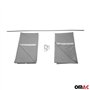 OMAC Rideaux De Séparation de Cabine Compatible avec Fiat Ducato H3 Gris Tissu