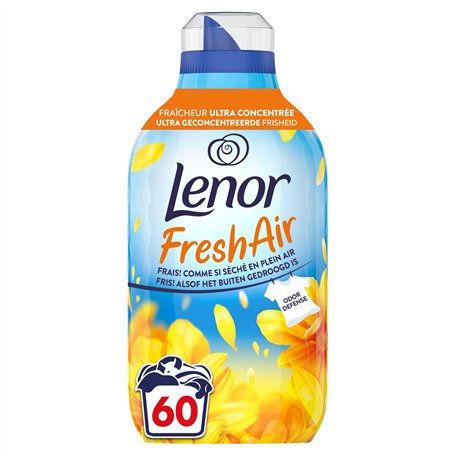 Lenor Fresh Air Adoucissant Rayons de Soleil 60 Lavages