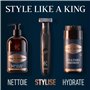 King C. Gillette Style Master Plus Tondeuse à Barbe Electrique, Technologie CenterCut, Lames affûtées jusqu'à 6 mois, étanche, t