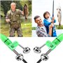 Sunbbingsp Clochette de Peche, 10 Pcs Alarme de Pêche, Cloche D'alarme de Pêche pour la Pêche en Mer Cannes à Pêche en Plein Air