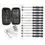 Hippotech Lot de 12 Outils de Réglage du Carburateur et étui de Transport pour Petit Moteur 2 Temps pour Poulan pour Husqvarna p