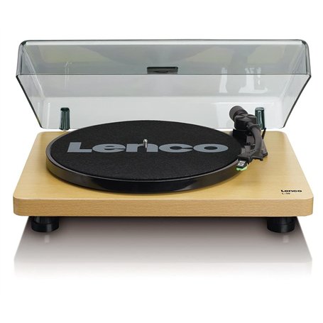 Lenco L-30 Wood Tourne-Disque entraîné par Courroie Platine - Platines (Tourne-Disque entraîné par Courroie