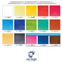 Van Gogh Estuche de acuarelas básicas Con 12 acuarelas en medias pastillas + 3 Colores Gratis (20808632)
