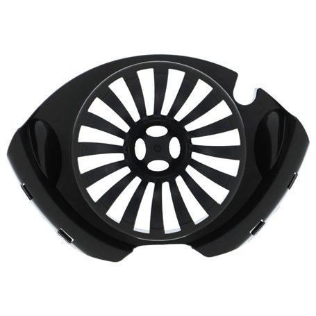 Sorbo Essoreur Recyclé – pour Seau Ovale 13 L – 90% Plastique Recyclé – Noir – Fixation Facile – Essorage Efficace sans Effort –