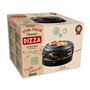 Bestron Four à pizza allant jusqu'à 4 personnes, Dôme à pizza pour petites pizzas (Ø 10 cm) avec dôme en céramique, environ 10 m
