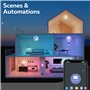 CALEX Suspension Intelligente - Smart GU10-5 Lumières - Noir Mat - Aluminium - Spots Orientables - Installation Facile