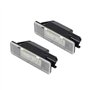 AUTO-STYLE Feux de plaque d'immatriculation LED compatible avec Citroën/Peugeot divers - Version 2, Noir