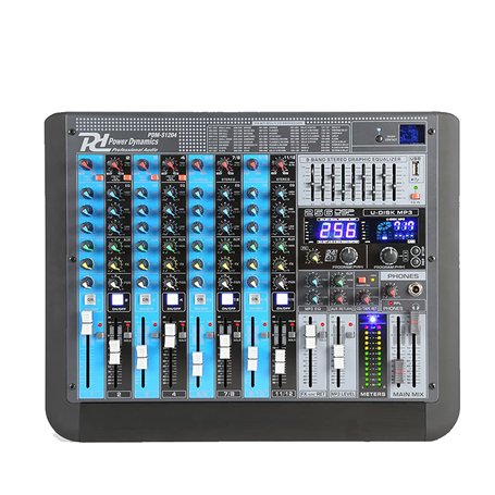 Power Dynamics - PDM-S1204 - Console de Mixage Professionnelle Analogique 12 canaux