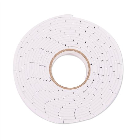 Vaessen Creative Lot de 250 pastilles adhésives double face blanches roulées pour travaux manuels avec papier