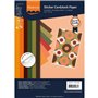Florence Papier Cartonné Autocollant Couleurs Assorties - A4 - Automne - 24 feuilles - 216 g/m² - Lisse - Papier Auto-Adhésif po