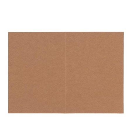 Florence Cartes Pliantes Papier Cartonné - A6 - Kraft - 100 pcs - 300 g/m² - Cartes Vierges pour Invitations