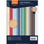 Florence Papier Cartonné en Lin Couleurs Assorties 250 g – Papier Scrapbooking A4 – Papier Cartonné Couleur – Invitations Élégan