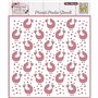 Vaessen Creative Nellie's Choice Pochoir Poules 15 x 15 cm-Scrapbooking Matériel Réutilisable pour Peinture