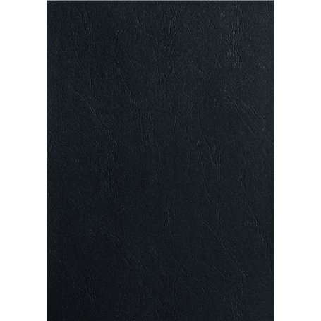 PAVO Boîte de 100 Plats de couverture A3 grain cuir 250 g Noir