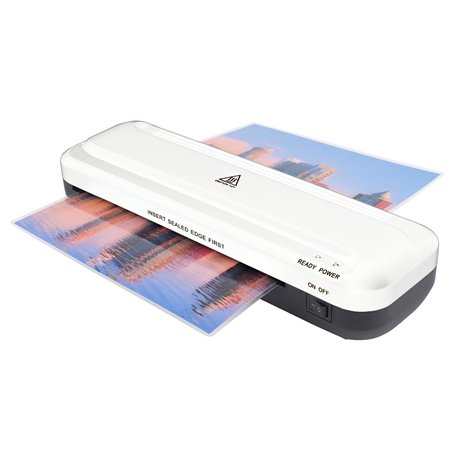 Pavo Colorado Plastifieuse à chaud compacte/légère A4 Blanc