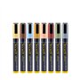 Lot de 8 feutres craies couleurs Terre 2-6 mm