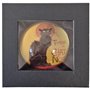 Presse-papier en verre Paraston Movseion Steinlen Le Chat Noir