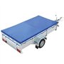 ProPlus Bâche Plate pour remorque avec Sangle en Caoutchouc 2575 x 1345 x 50 mm