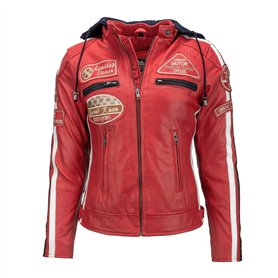 Urban Leather 58 Veste de Moto avec Protections