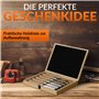 HOLZWURM Jeu de ciseaux a bois professionnels, jeu de 6 Ciseau à bois avec pierre à aiguiser, instructions (EN) d'affûtage et co