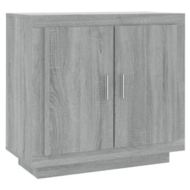 vidaXL Credenza Grigio Sonoma 80x40x75 cm in Legno Multistrato
