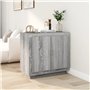 vidaXL Credenza Grigio Sonoma 80x40x75 cm in Legno Multistrato