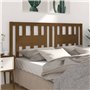 Tête de lit Marron miel 126x4x100 cm Bois massif de pin
