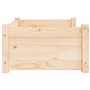 vidaXL Lit pour Chien 65,5x50,5x28 cm Bois de Pin Solide Canapé Couchage