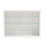 VDD Vitrine Debout vitrine Murale Suspendue - Portes coulissantes - 50 x 40 x 13 cm