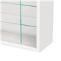 VDD Vitrine Debout vitrine Murale Suspendue - Portes coulissantes - 50 x 40 x 13 cm