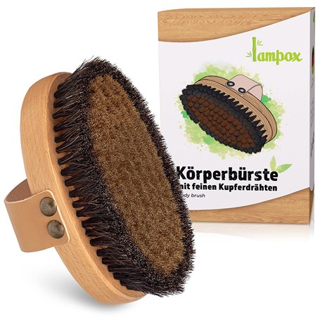 lampox Brosse pour le corps avec fils de cuivre fins
