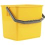 Synx Tools Seau - pour vadrouille - camion de travail - 6L - Pièces de rechange jaunes pour différents chariots de nettoyage sea