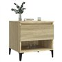 vidaXL Tavolini 2pz Rovere Sonoma 50x46x50 cm in Legno Multistrato