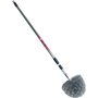 Synx Tools ragebol avec manche télescopique - Poussière - Plumeau - Roulette d'araignée avec manche télescopique 175 cm - Gris -