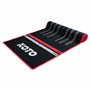KOTO Carpet Checkout Rouge - 285 x 80 cm - Prougeecteur de Sol - Table de fléchettes - Jeux de fléchettes - Tapis de fléchettes 