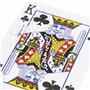 Black Buffalo Playing Cards Lot de 2 cartes de poker imperméables en plastique - Avec 4 symboles - Noir