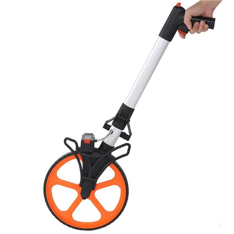 Roue de Mesure de Distance avec poignée - Pliable de Mesure de Distance Roulette - Mécanique Mesure à Roue 0-9999.9M pour Road L