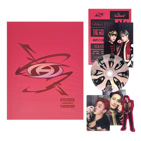 ATEEZ - 2nd Album [THE WORLD EP.FIN : WILL] (D Ver.) Photobook + DISC + Contents Envelope + Album Sticker + Member Sticker + Pos