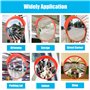 Miroir de signalisation Flexible Convexe - Miroir de sécurité de Circulation Convexe pour allées, entrepôts, garages et Bureaux 