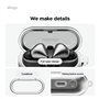 elago Coque Transparente Compatible avec Samsung Galaxy Buds 3 / Galaxy Buds 3 Pro, Coque Clair avec Mousqueton, Housse en TPU P