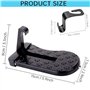 CTDMJ Pédale Porte Voiture Pliable, Pédale Crochet Porte, Alliage D'aluminium Marchepied Porte Toit Pliable, avec Marteau Sécuri