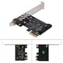 Carte d'extension PCI-E vers SATA 3.0, Cartes PCI-E Cartes d'extension PCI Express vers SATA 3.0 2 Ports SATA III 6 Gbps