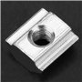 Écrou à rainure en T 50 pièces, écrou à rainure en T coulissant en acier au carbone M4 * 10 * 5 pour accessoires de profil en al