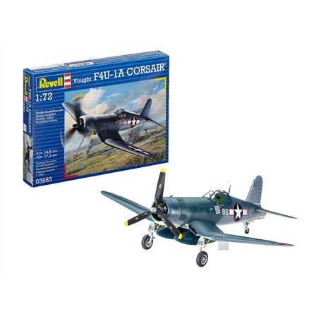 Revell - 03983 - Maquette D'aviation - F4u-1d Corsair Vought - 50 Pièces - Echelle 1/72
