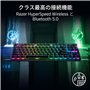 Razer DeathStalker V2 Pro TKL Clavier de jeu sans fil : commutateurs optiques à profil bas - Clicky Purple - HyperSpeed Wireless