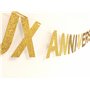 Andgo Glitter Joyeux Anniversaire Bannière Banderole Garland Bunting Party Décorations