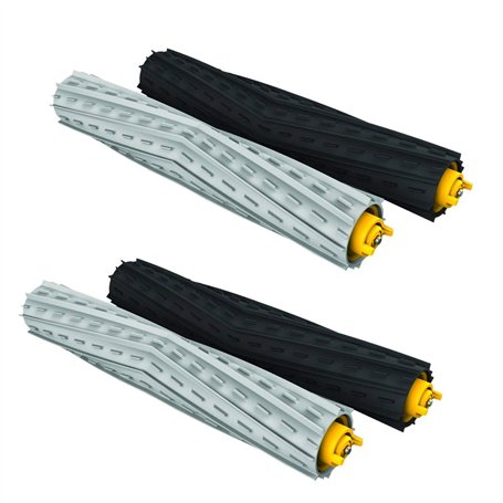 MIRTUX Lot de 2 Rouleaux compatibles avec Roomba séries 800 et 900 - Brosse Centrale pour Roomba 850