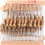 Kit de résistances 1000pcs Résistances à Couche de Carbone 1/2 Watt 1-10M Ohm 100 valeurs Résistance Assorties 5% Résistances de