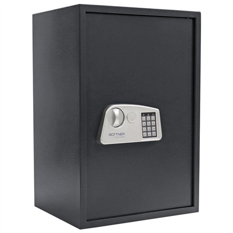 Rottner Jupiter 5 Coffre-Fort de Meuble avec Serrure électronique Ouverture d'urgence mécanique Anthracite 45 x 67 x 36 cm Étagè