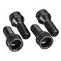 Viviance M14 X 1,25 Roue Boulons De Blocage Écrou Noir + Clé Compatible avec BMW Mini R54 R55 R56 R57 R58 R59 R60 F55 F56 F57 Co
